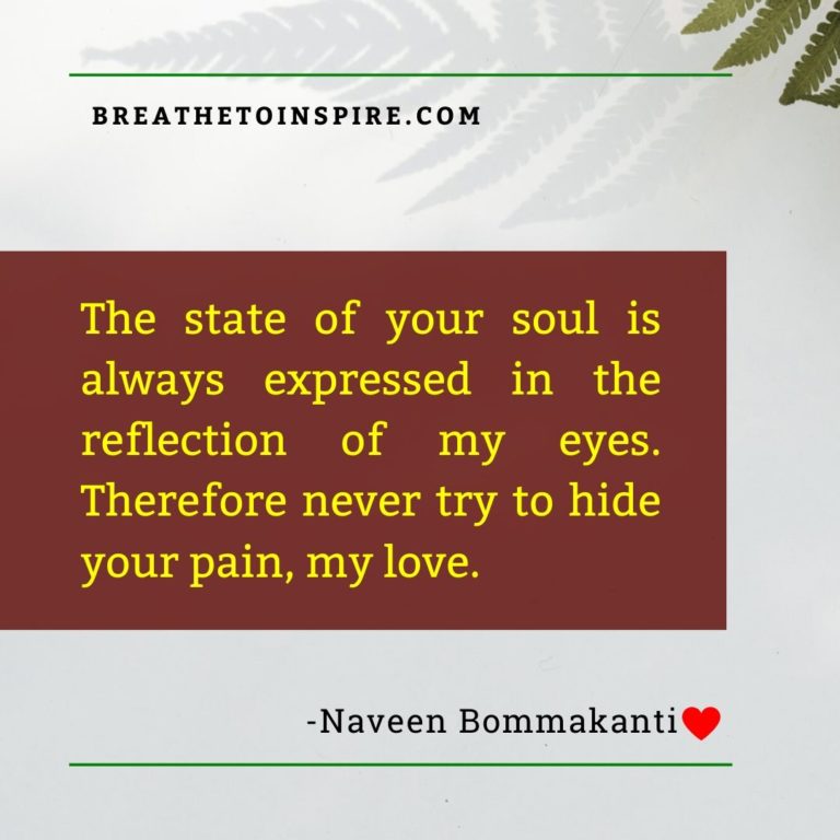 the state of your soul