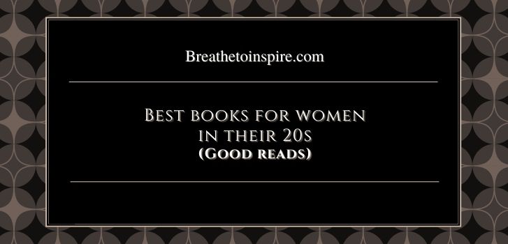 best books for women in their 20s Books for women in their 20s