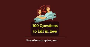 fall in love experiment questions