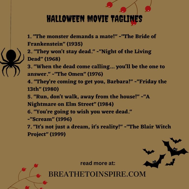 150+ Best Halloween Taglines For Instagram (Funny, Catchy, Movies