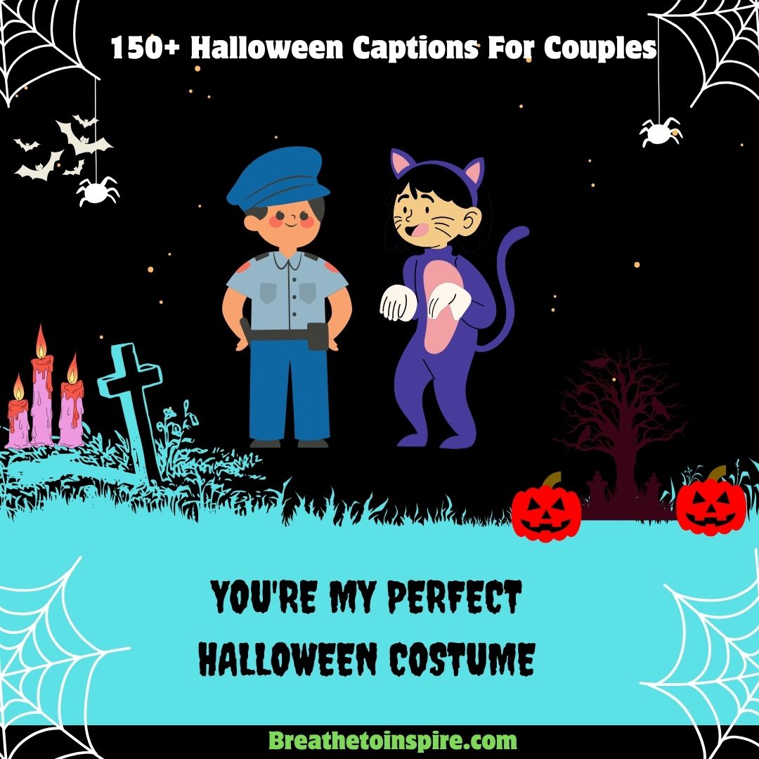 150+ Halloween Captions For Couples That Will Make Your Instagram