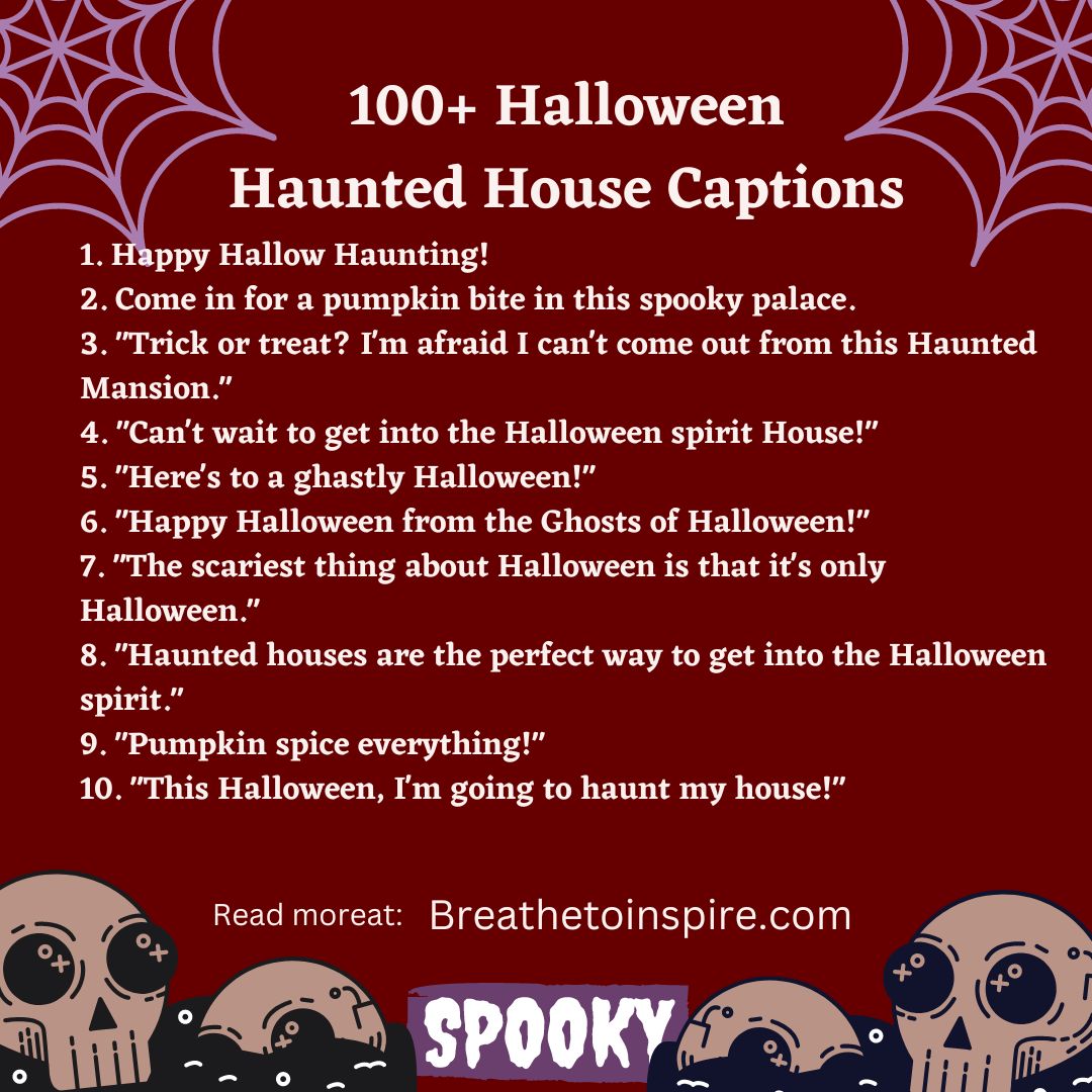 Haunted Hashtags 300 Haunted House Captions For Instagram |cute|funny|clever | Scary ...