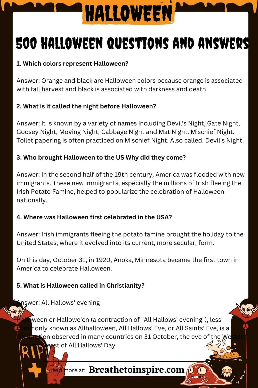 500 Halloween Questions To Ask For Fun Conversation - 2023 (Icebreakers ...