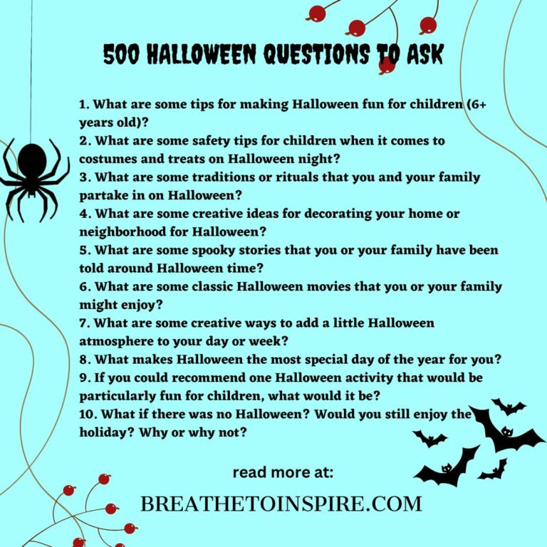 500 Halloween Questions To Ask For Fun Conversation 2023 (Icebreakers