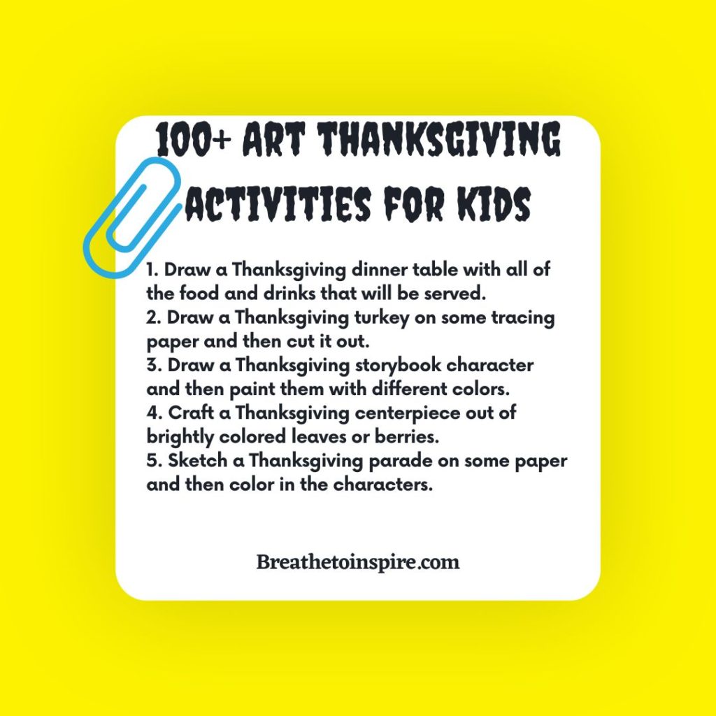 art-thanksgiving-activities