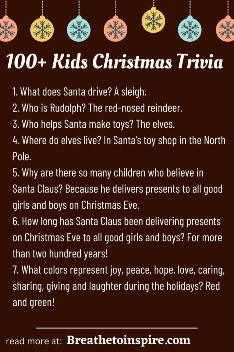 100+ Christmas Trivia Questions And Answers From Movies To Food (2023 Game Edition For Kids And