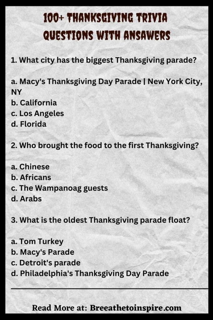 thanksgiving-trivia-multiple-choice