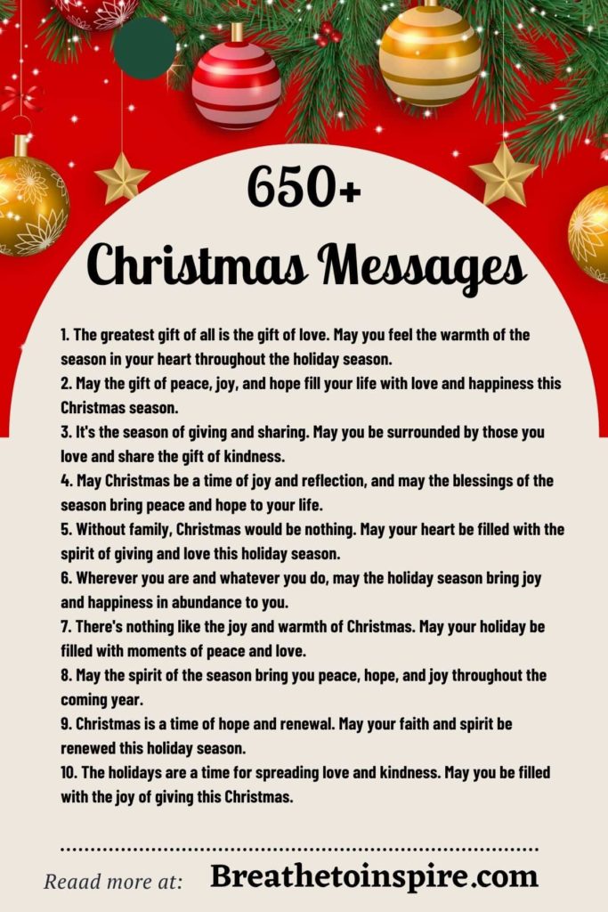 Christmas-messages