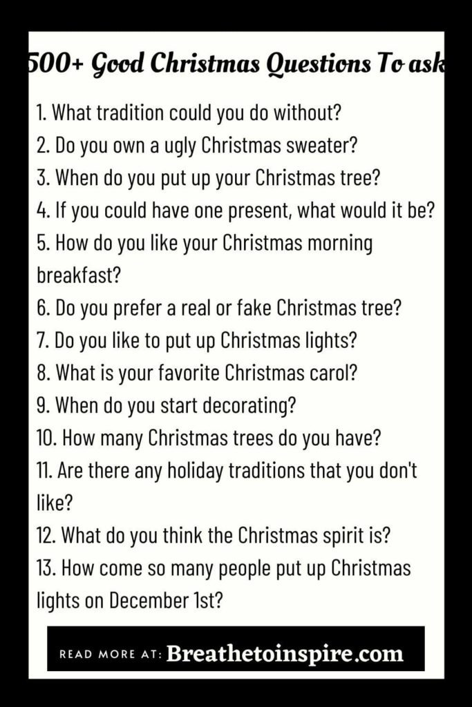 Good-christmas-questions