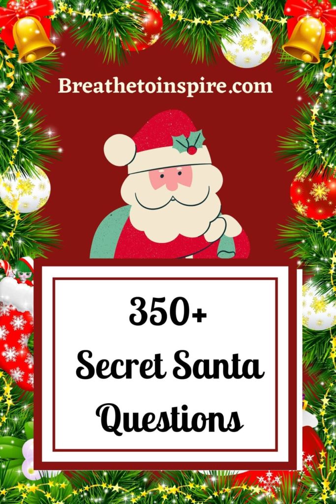 Secret-santa-questions