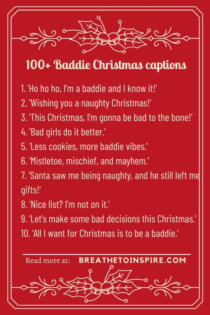 baddie-christmas-captions