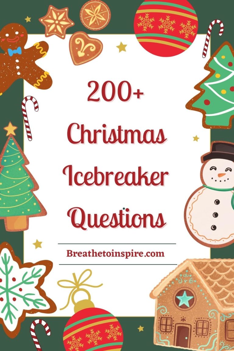 200+ Christmas Icebreaker Questions (for Family, Work Or Party -2023 ...