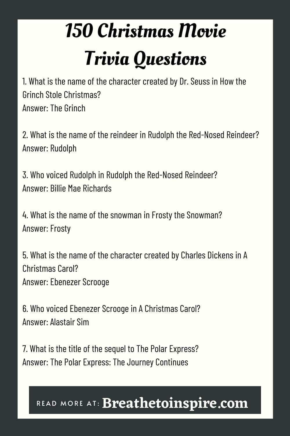 150 Christmas Movie Trivia Questions And Answers For Adults And Kids 