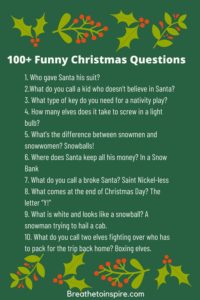 500+ Christmas Questions To Ask To Get Into The Conversation Of Fun ...