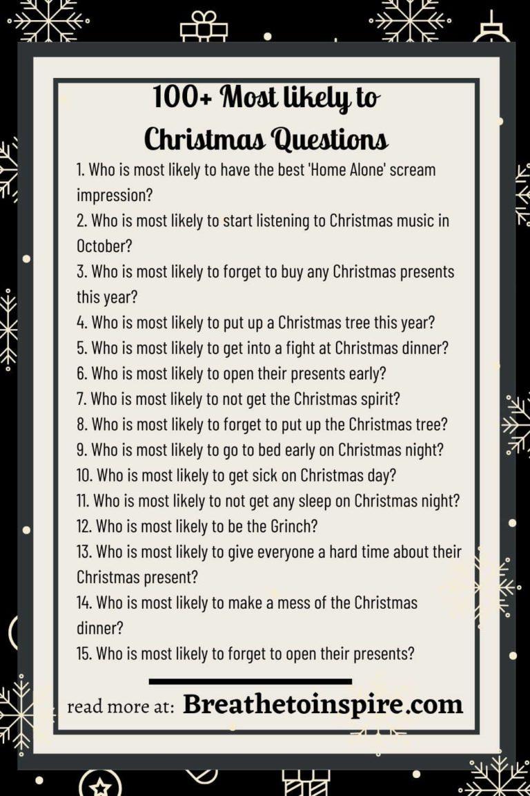 500+ Christmas Questions To Ask To Get Into The Conversation Of Fun