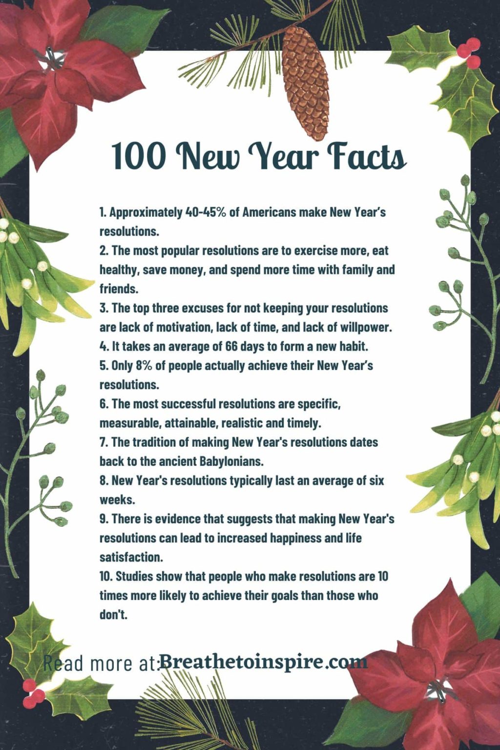 100 Fun New Year Facts Around The World (2023 Edition) Breathe To Inspire