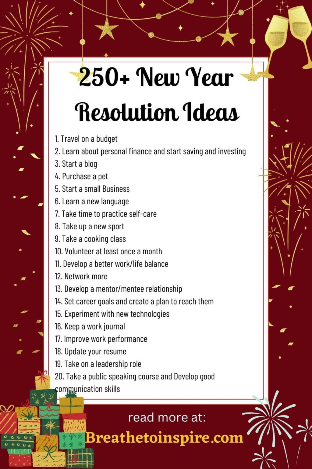 250+ New Year's Resolution Ideas 2023 (for Kids, Adults, Family, Work