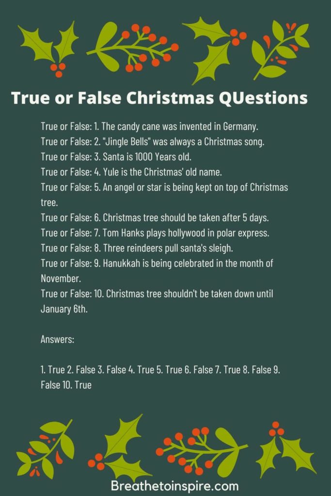 true-or-false-christmas-questions