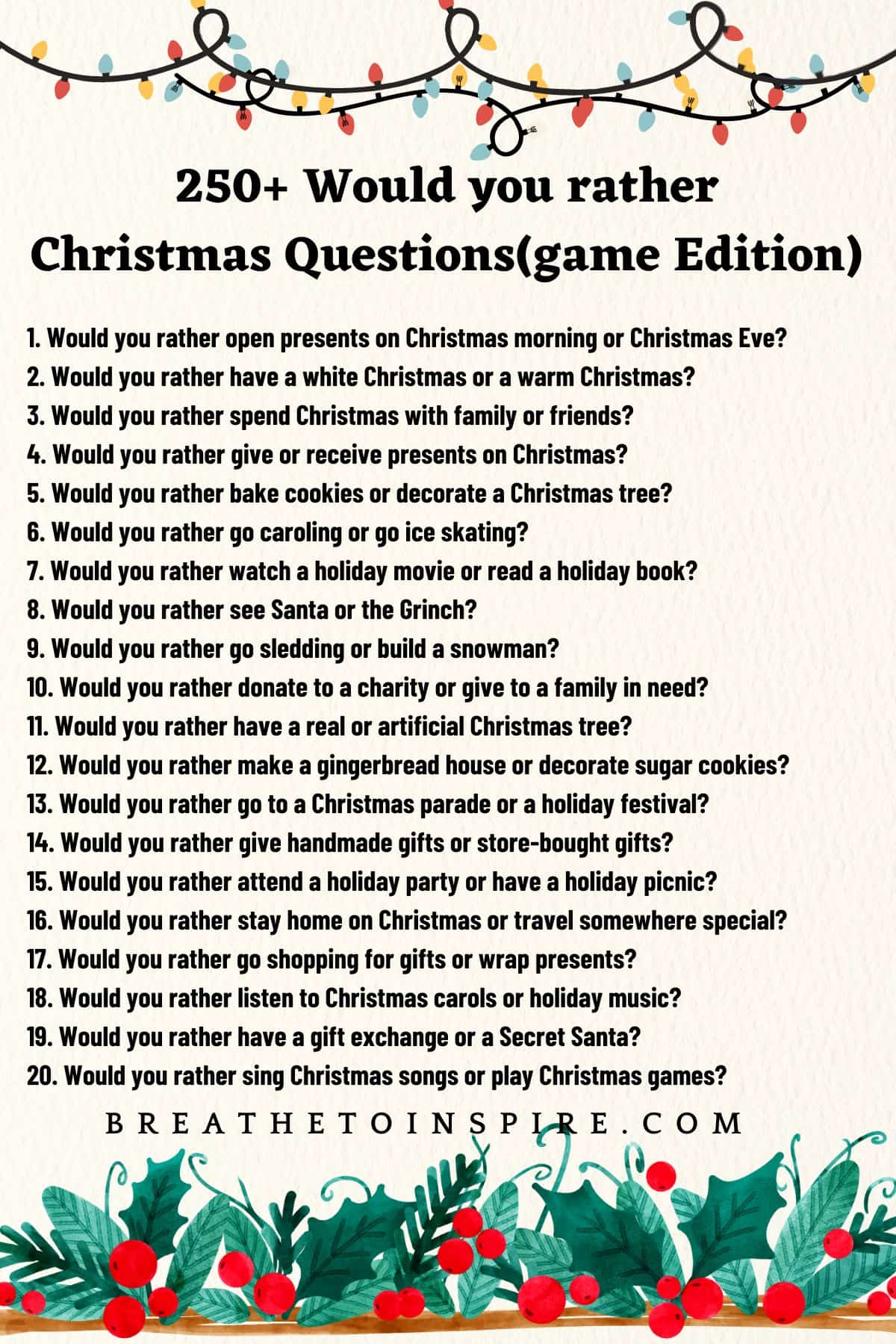 250-would-you-rather-christmas-questions-game-edition-2023-for