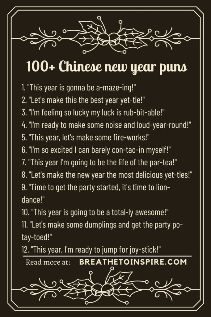 100+ Chinese And Lunar New Year Captions, Puns For Social Media Posts ...