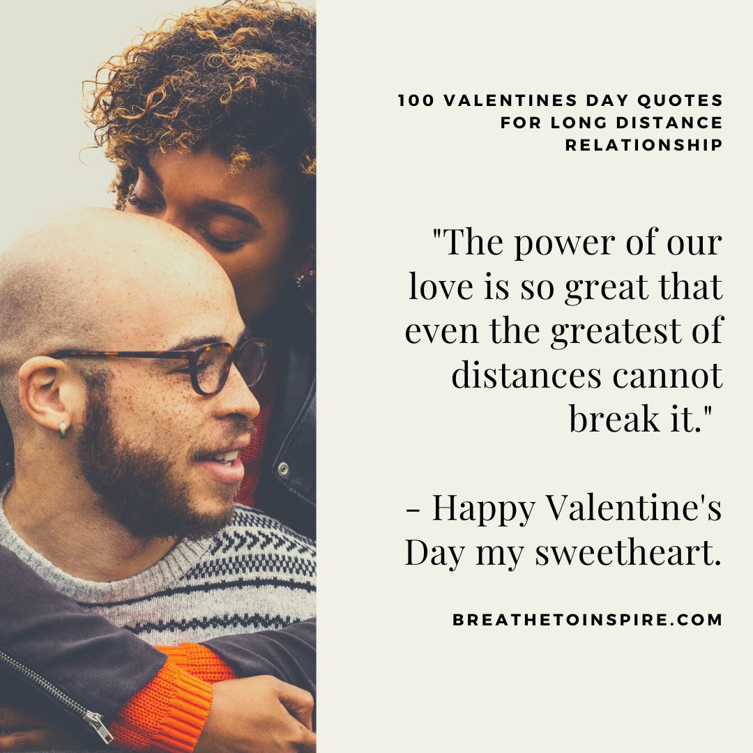 100 Long Distance Valentine's Day Quotes For Boyfriend, Girlfriend