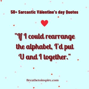 sarcastic valentines day quotes for friends