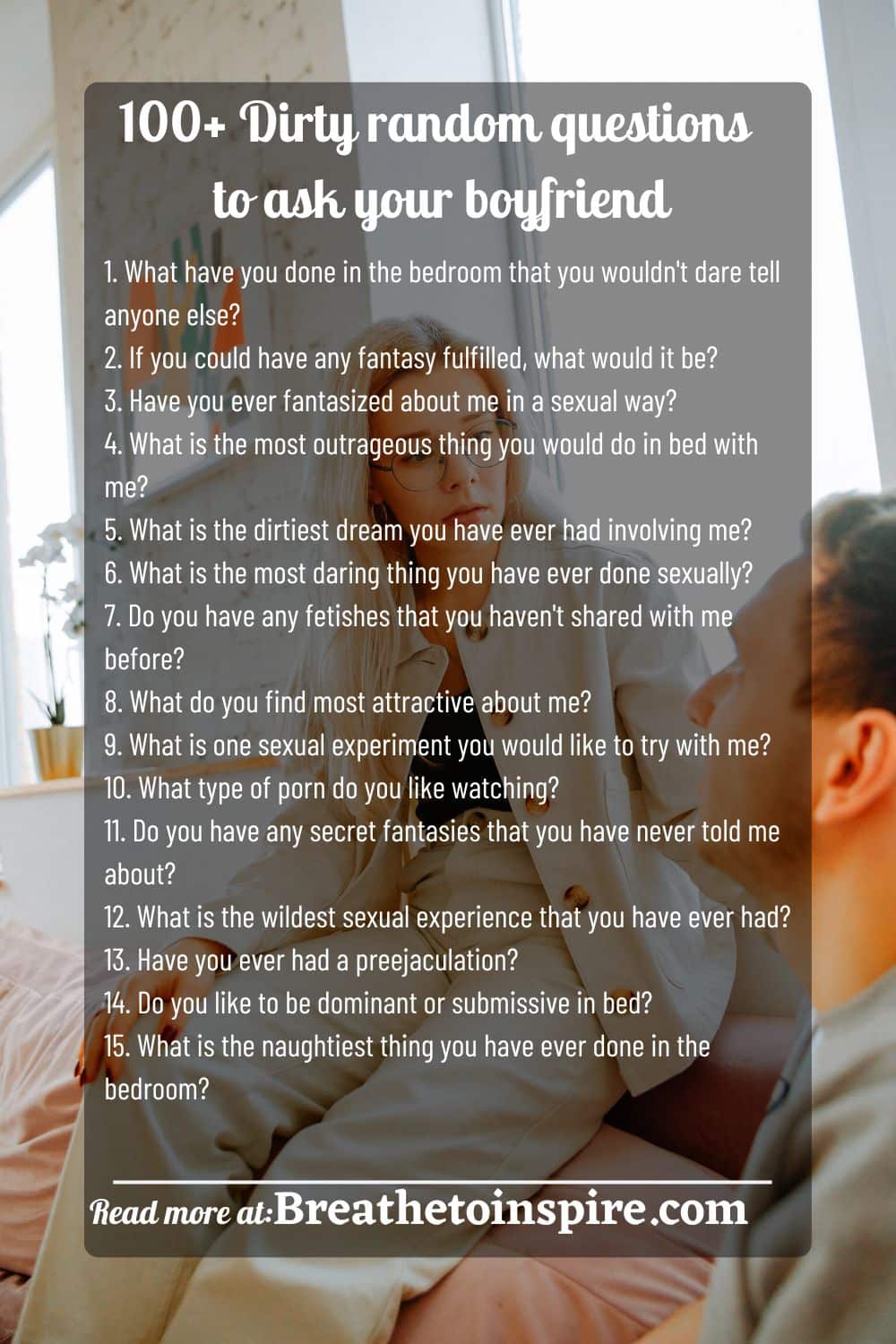 200 Random Questions To Ask Your Boyfriend From Funny To Serious