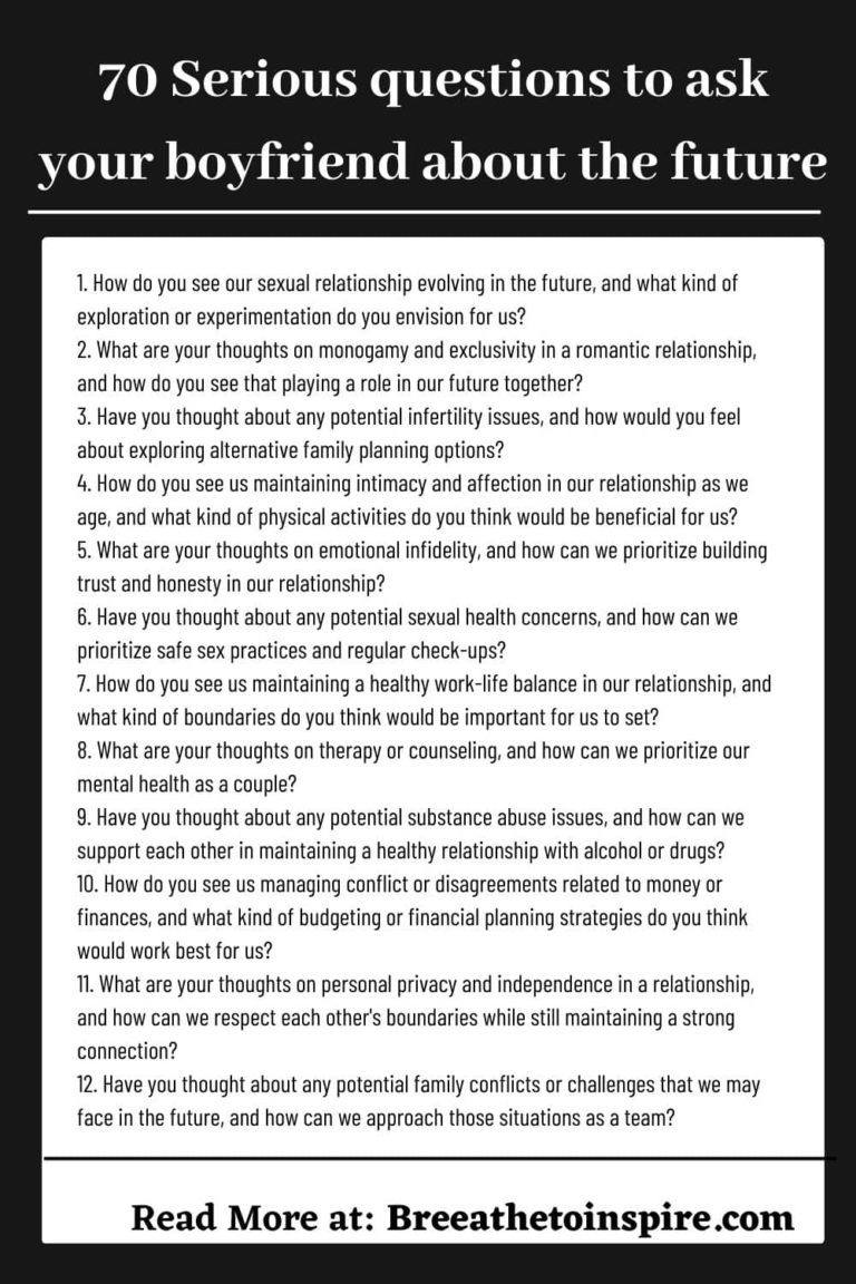 70 Serious Questions To Ask Your Boyfriend About The Future Breathe   Serious Questions To Ask Your Boyfriend About The Future   768x1152 