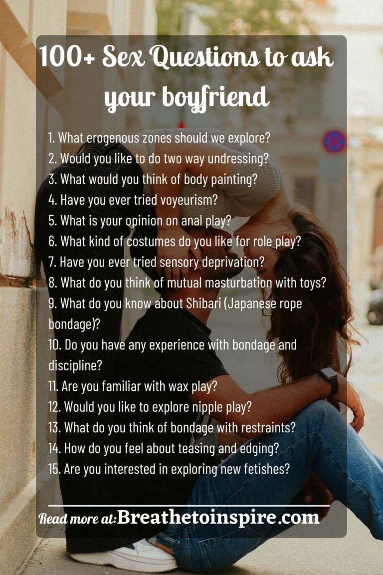 100 Sexual Questions To Ask Your Boyfriend Very Sexy Intimate Flirty Romantic And Fantasies 8794