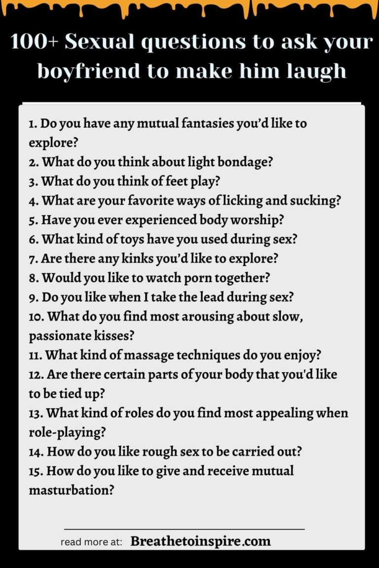 Sexual Questions To Ask Your Boyfriend Very Sexy Intimate Flirty Romantic And Fantasies