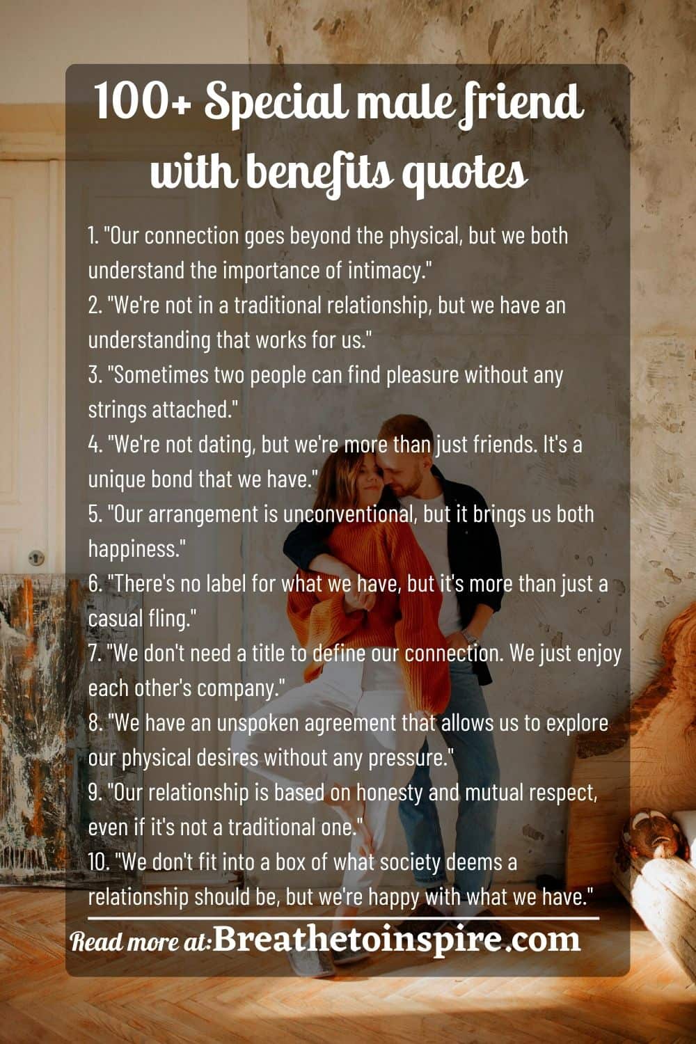 The Ultimate List Of 250+ Friends With Benefits Quotes - Breathe To Inspire
