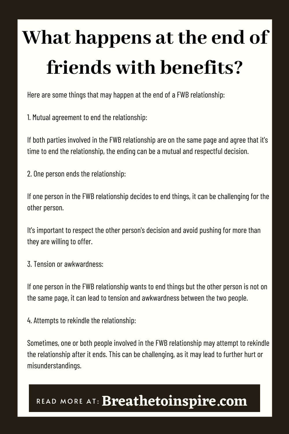 How To End Friends With Benefits? (100+ Example Text Messages To Fwb