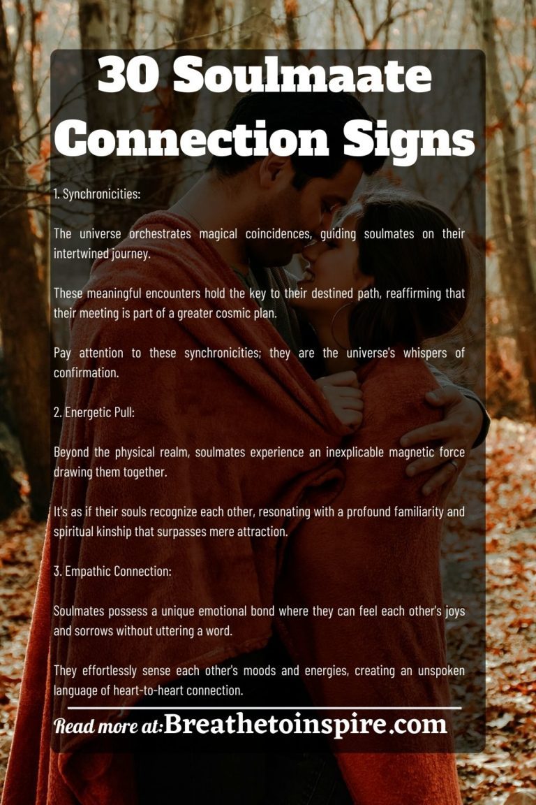 30 Spiritual Soulmate Connection Signs That Will Leave You To Ponder ...