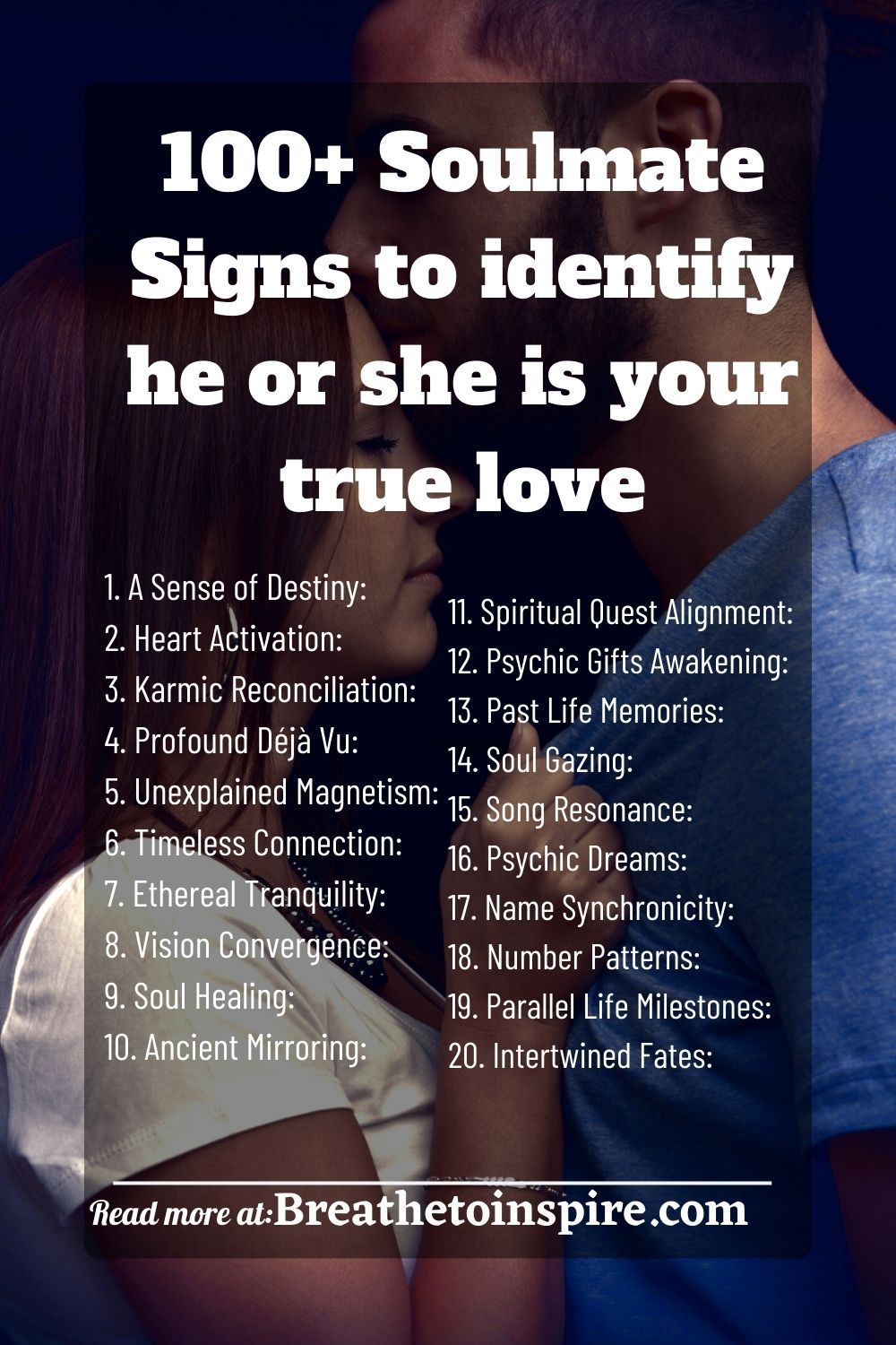 100+ Soulmate Signs To Identify He Or She Is Your True Love (spiritual ...