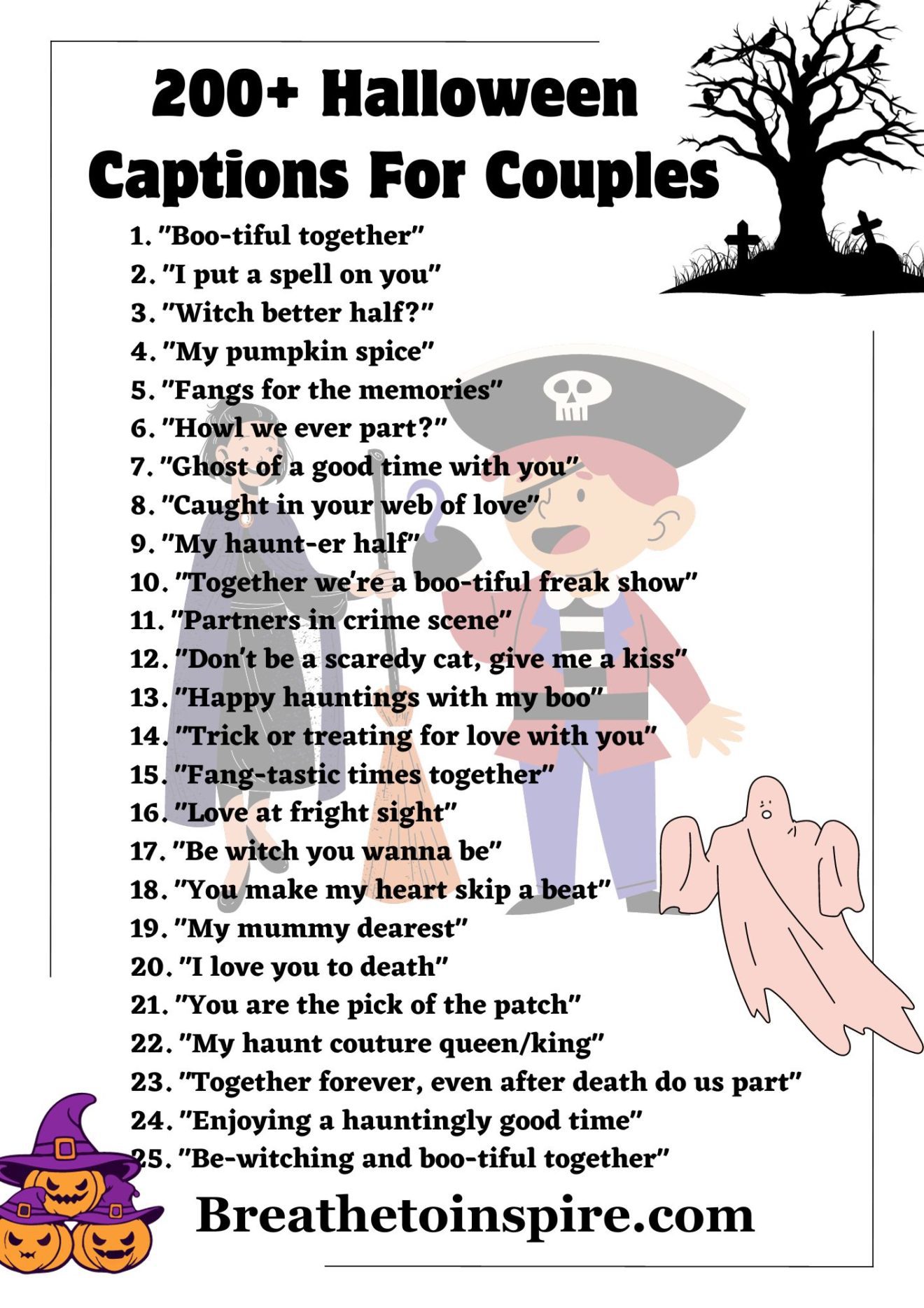 200 Halloween Photo Captions (for Solo And Group Pictures On Social