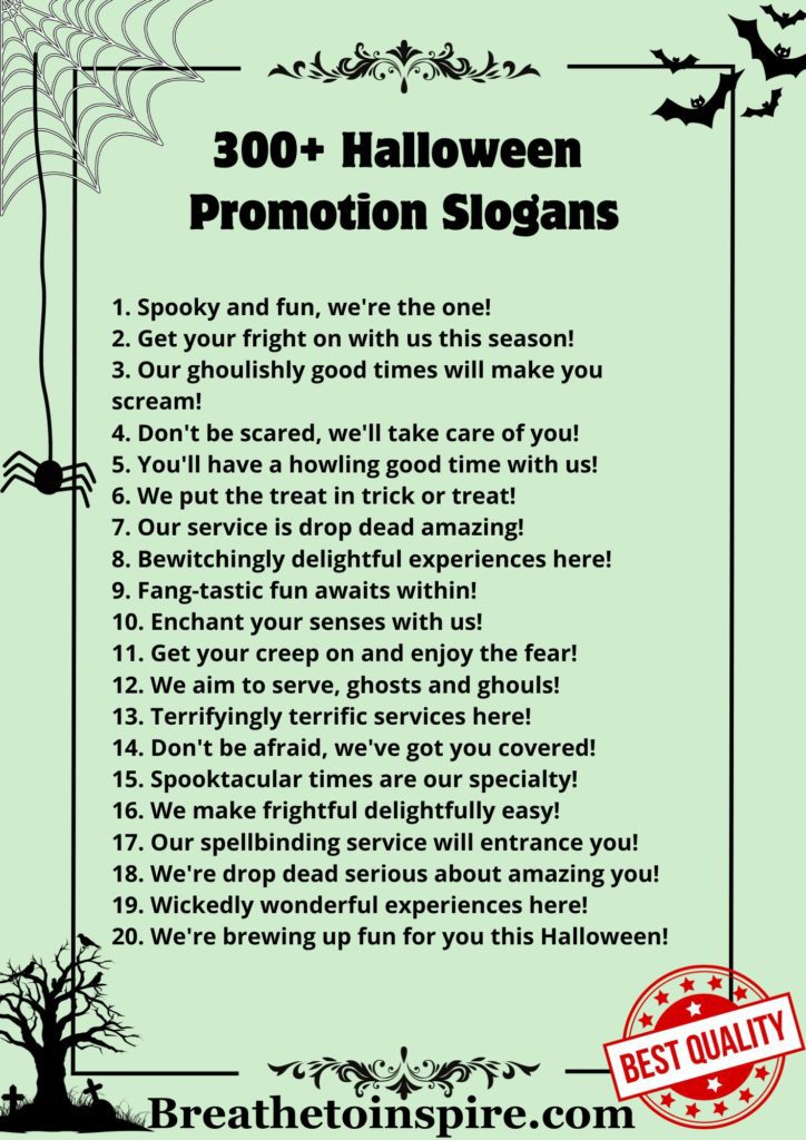 halloween-promotion-slogans