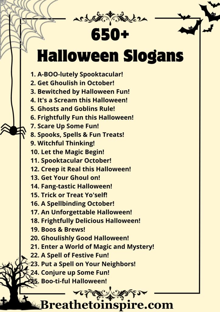 halloween-slogans