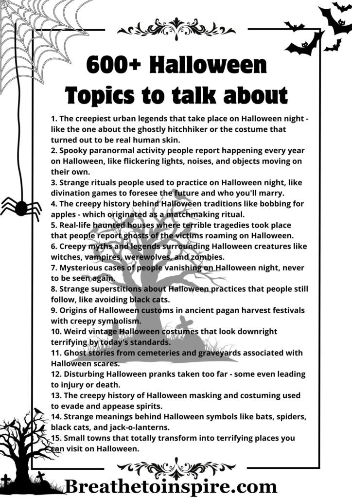 halloween-topics-to-talk-about