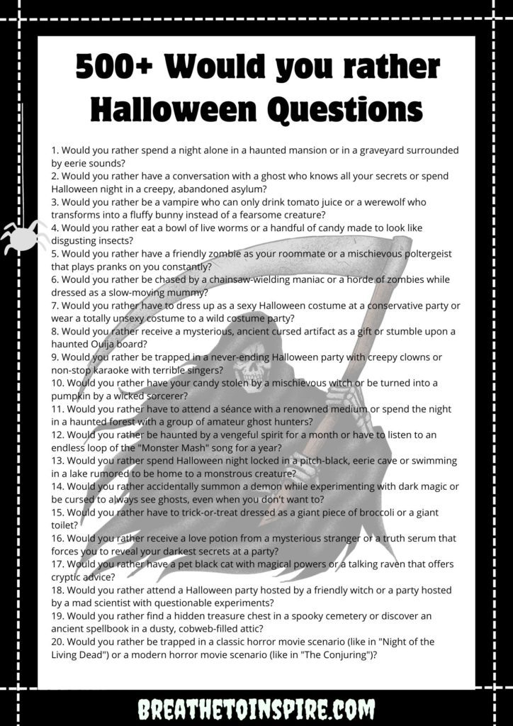 would-you-rather-halloween-questions